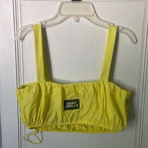 Daily Drills Neon Crop Top (Adjustable)